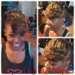 Short cut with weave